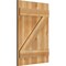 Ekena Millwork Joined Board-n-Batten Shutters w/Z-Bar, Rough Sawn Western Red Cedar, 21 1/2W x 30H, PR RBJ06Z21X030RWR - alternate 3